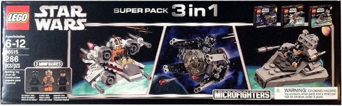 LEGO Produktset 66515-1 - Microfighter Super Pack 3 in 1