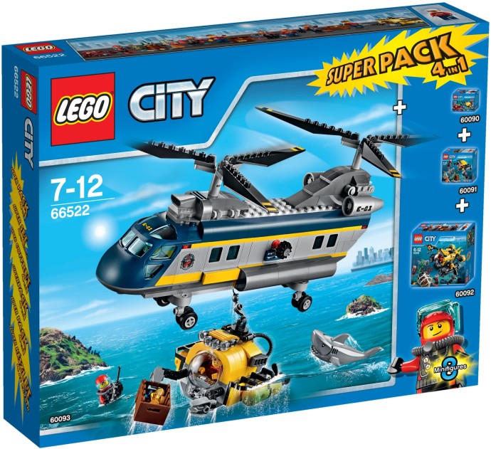 LEGO Produktset 66522-1 - Deep Sea Explorers Super Pack 4-in-1