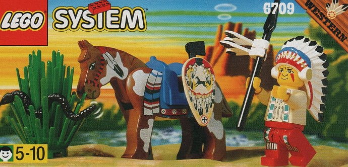 LEGO Produktset 6709-1 -  System 6709 Western Indianerhäuptling