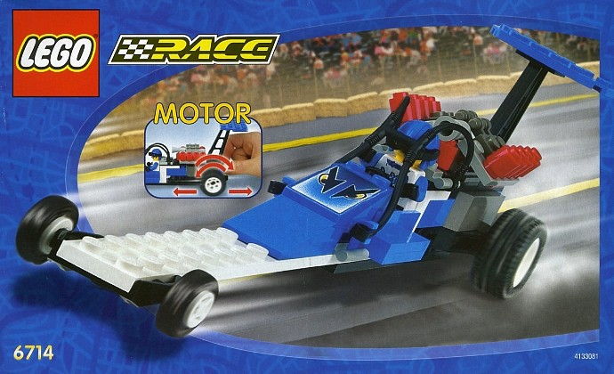 LEGO Produktset 6714-1 -  6714 - Speed-Dragster, 76 Teile