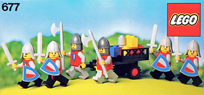 LEGO Produktset 677-1 - Knights Procession