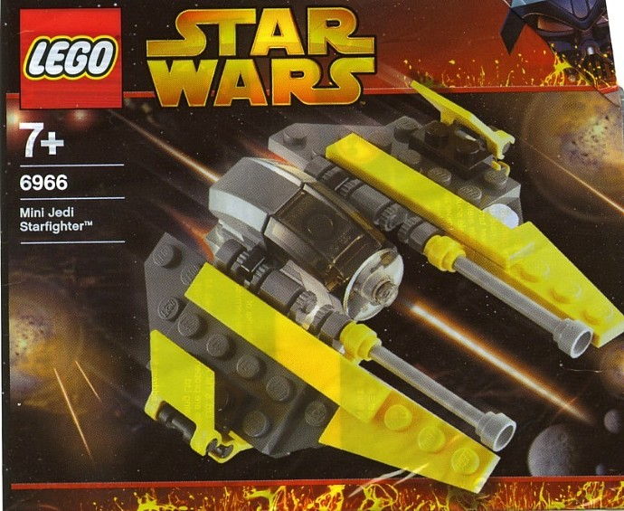 LEGO Produktset 6966-1 -  Star Wars: Mini Jedi Starfighter Set 6966