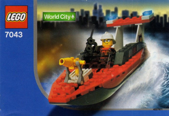 LEGO Produktset 7043-1 -  World City 7043 - Kleines Löschboot