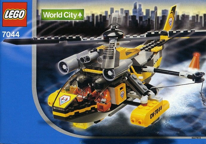 LEGO Produktset 7044-1 -  World City 7044 - Rettungshubschrauber