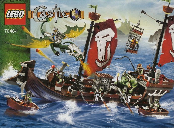 LEGO Produktset 7048-1 -  Castle 7048 - Troll-Schiff