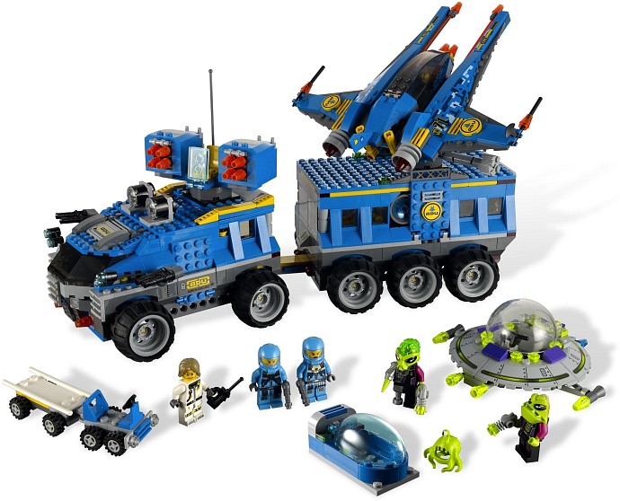 LEGO Produktset 7066-1 -  Alien Conquest 7066 - Mobile Alien-Abwehrzentrale