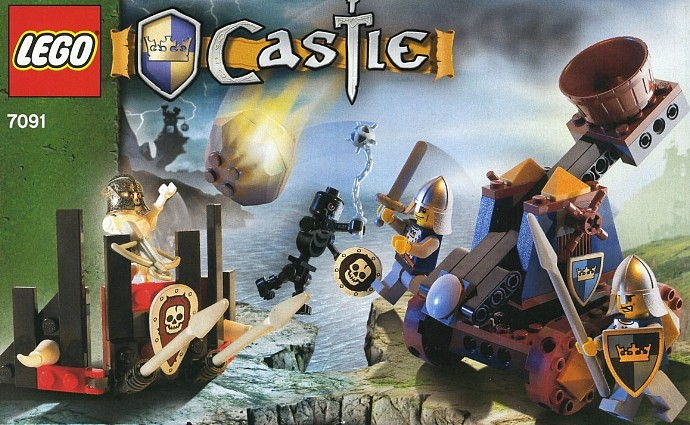 LEGO Produktset 7091-1 -  Castle 7091 -  Katapultverteidigung