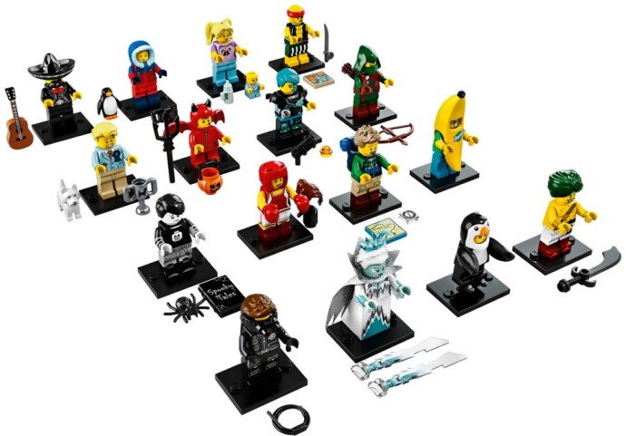 LEGO Produktset 71013-17 - LEGO Minifigures - Series 16 - Complete