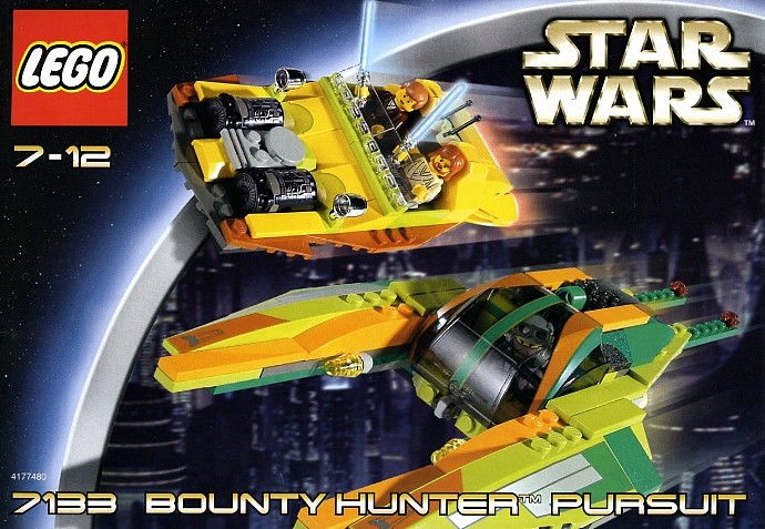 LEGO Produktset 7133-1 -  7133 - Bounty Hunter TM Pursuit, 253 Teile