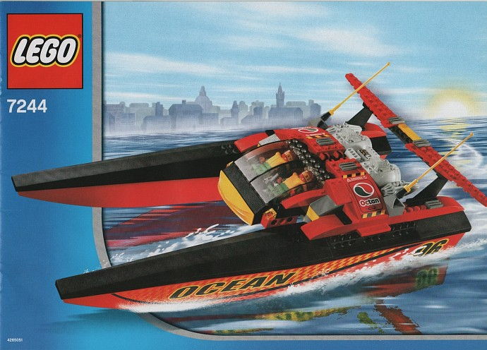 LEGO Produktset 7244-1 -  7244 - Schnellboot, inkl. Motor
