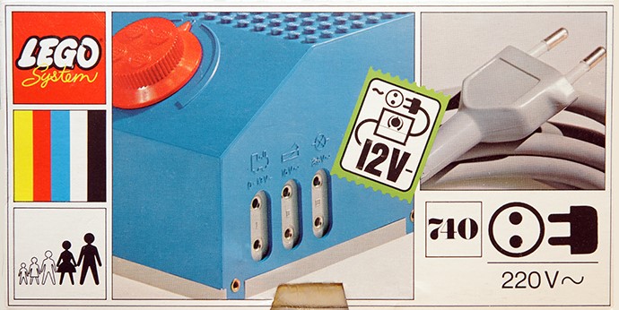 LEGO Produktset 740-2 - 12V Transformer for 220V Pack