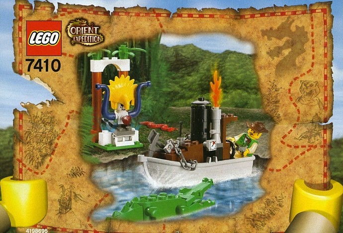 LEGO Produktset 7410-1 -  7410 - Abenteuer Dschungelfluss, 65 Teile
