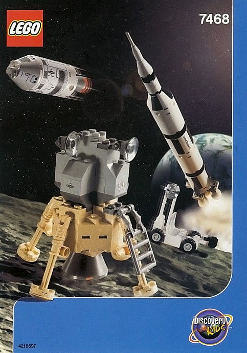 LEGO Produktset 7468-1 -  7468 - Saturn V Mondmission, 178 Teile