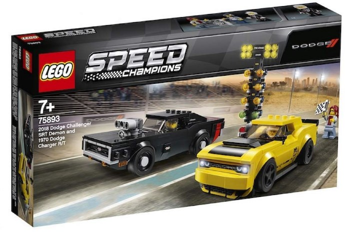 LEGO Produktset 75893-1 - 2018 Dodge Challenger SRT Demon and 1970 Dodge Charger R/T