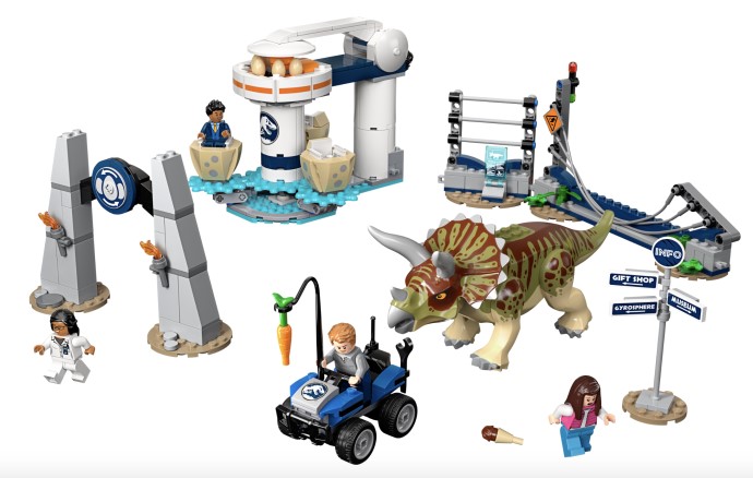 LEGO Produktset 75937-1 - Triceratops Rampage