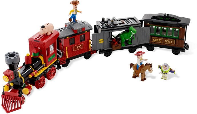 LEGO Produktset 7597-1 -  Toy Story 7597 - Eisenbahnjagd im Wilden Westen