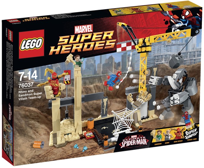 LEGO Produktset 76037-1 - Rhino und Sandman - Allianz der Superschurken