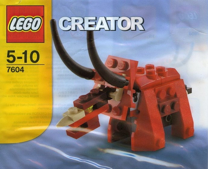 LEGO Produktset 7604-1 -  Creator: Triceratops Setzen 7604 (Beutel)