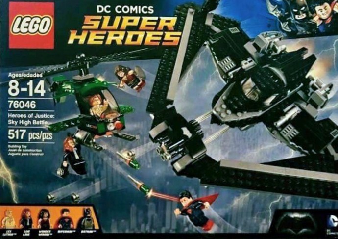 LEGO Produktset 76046-1 - Helden der Gerechtigkeit: Duell in der Luft