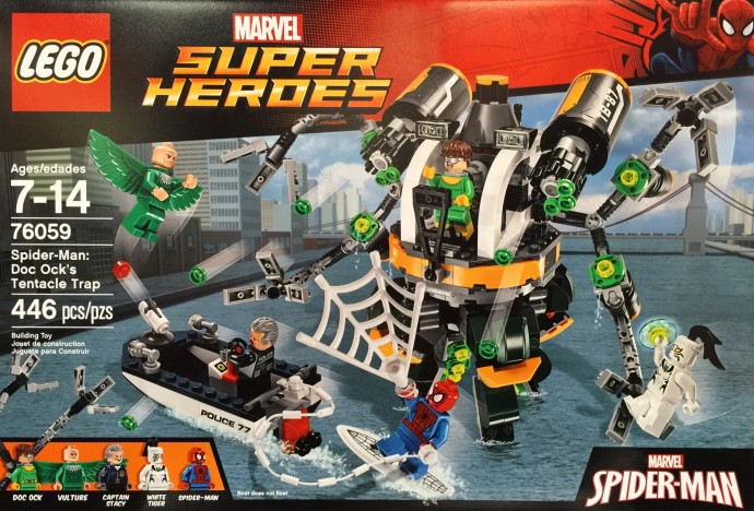 LEGO Produktset 76059-1 - Spider-Man: Doc Ocks Tentakelfalle