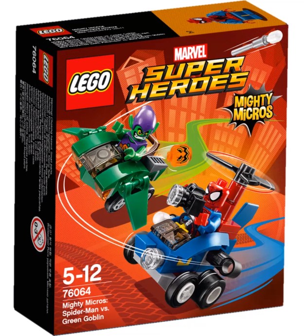 LEGO Produktset 76064-1 - Mighty Micros: Spider-Man vs. Green Goblin