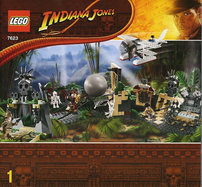 LEGO Produktset 7623-1 -  Indiana Jones 7623 - Die Flucht aus dem Tempel