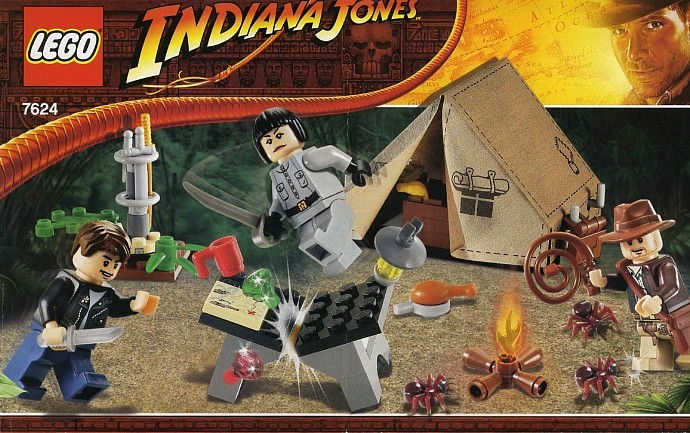 LEGO Produktset 7624-1 -  Indiana Jones 7624 - Dschungelduell