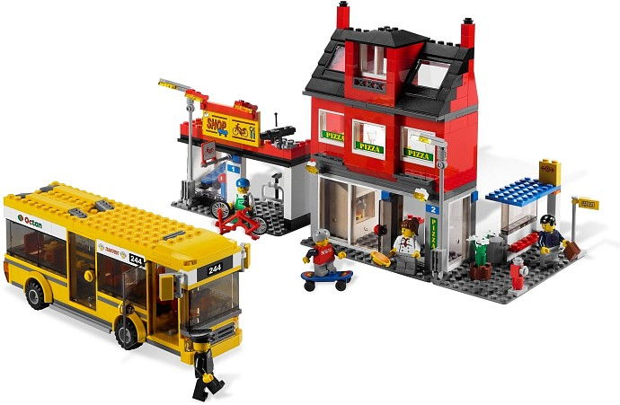 LEGO Produktset 7641-1 -  City 7641 - Stadtviertel mit Bus