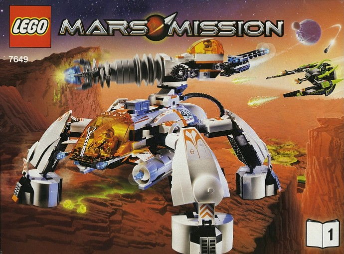 LEGO Produktset 7649-1 -  - 7649 Mars Mission MT-201 Ultra-Drill Walker, 75