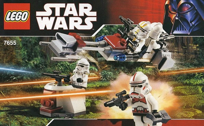 LEGO Produktset 7655-1 -  Star Wars 7655 - Clone Troopers Battle Pack