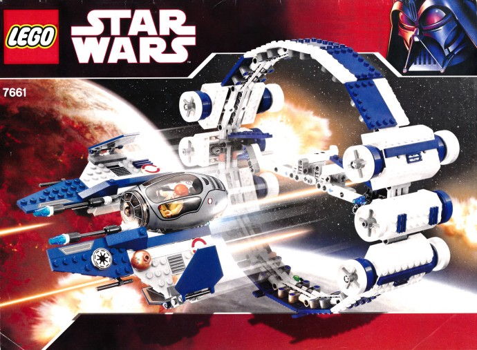 LEGO Produktset 7661-1 -  Star Wars 7661 - Jedi Starfighter mit Hyperdrive 