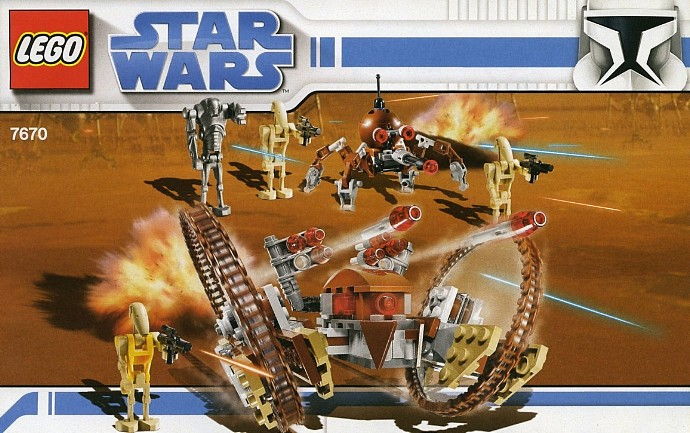 LEGO Produktset 7670-1 -  Star Wars 7670 - Hailfire Droid und Spider Droid