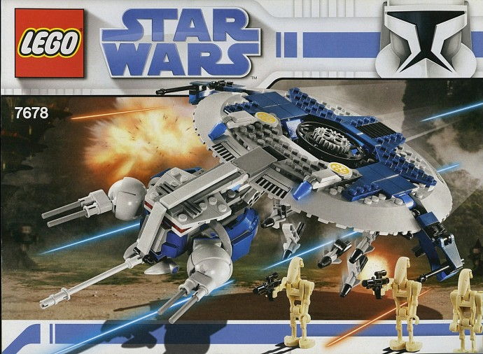 LEGO Produktset 7678-1 -  Star Wars 7678 - Droid Gunship, 329 Teile