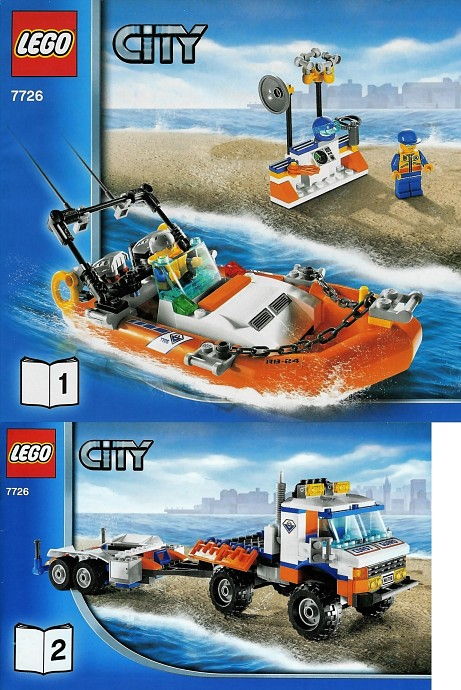 LEGO Produktset 7726-1 -  City 7726 - Strand-Truck der Küstenwache mit Schn