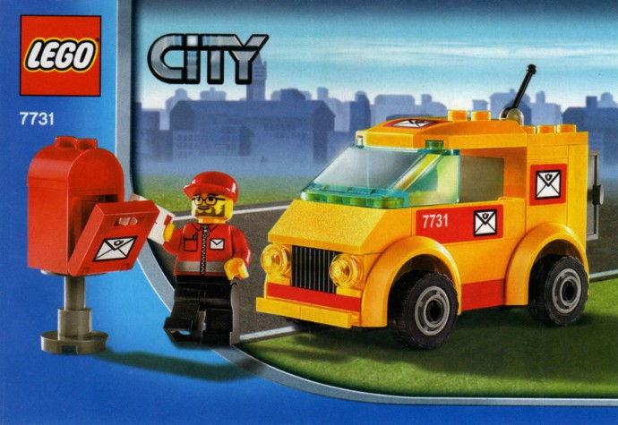 LEGO Produktset 7731-1 -  City 7731 - Postauto
