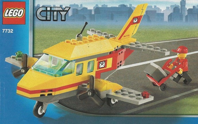 LEGO Produktset 7732-1 -  City 7732 - Postflugzeug