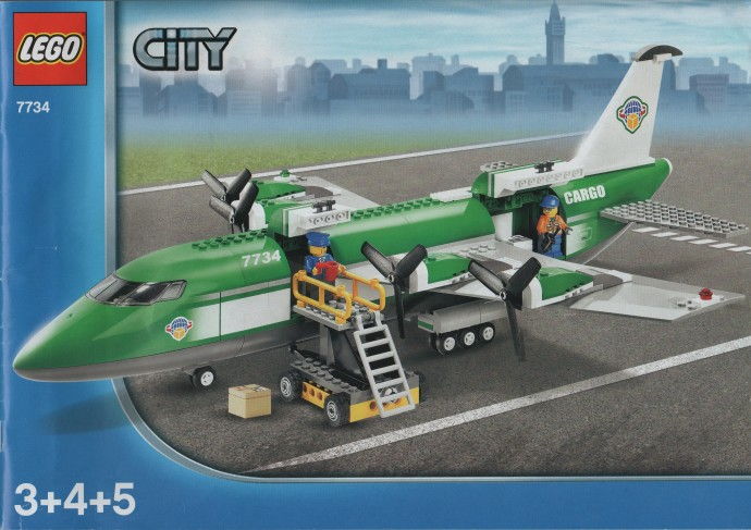 LEGO Produktset 7734-1 -  City 7734 - Frachtflugzeug