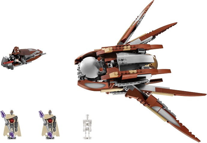 LEGO Produktset 7752-1 -  Star Wars Set 7752 Clone Wars Count Dookus Solar 
