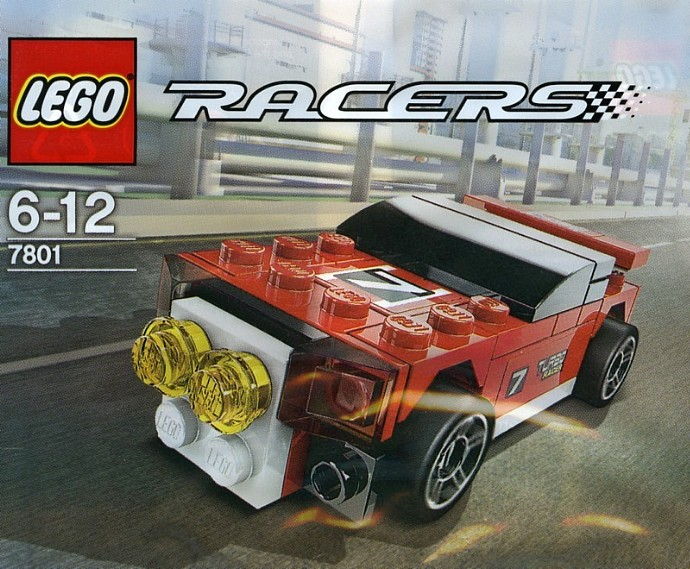 LEGO Produktset 7801-1 -  Racers: Rally Rennfahrer Setzen 7801 (Beutel)