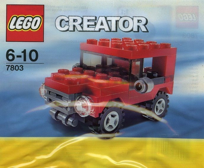 LEGO Produktset 7803-1 -  Creator 7803-Minijipu  CREATOR RED JEEP (japan im