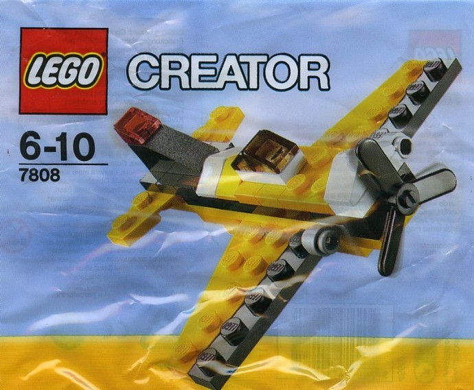 LEGO Produktset 7808-1 -  Creator: Gelb Flugzeug Setzen 7808 (Beutel)