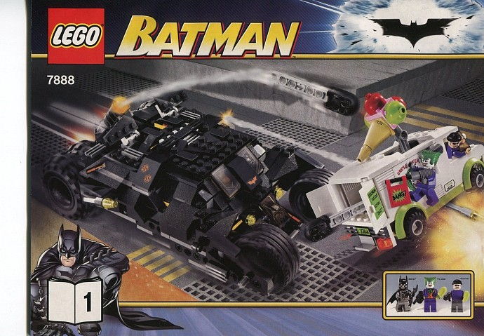 LEGO Produktset 7888-1 -  - 7888 Batman - The Tumbler&trade: Jokers Eiscrem