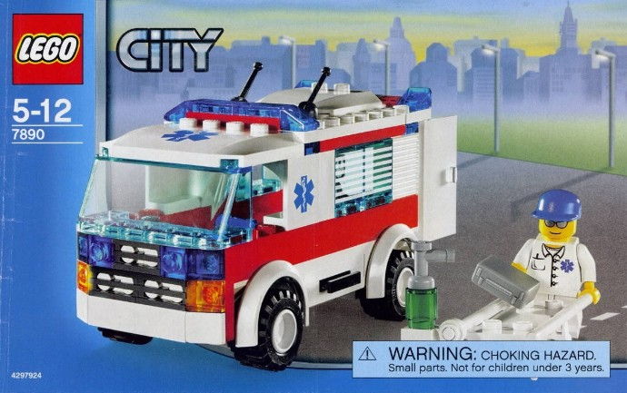 LEGO Produktset 7890-1 -  City 7890 - Krankenwagen