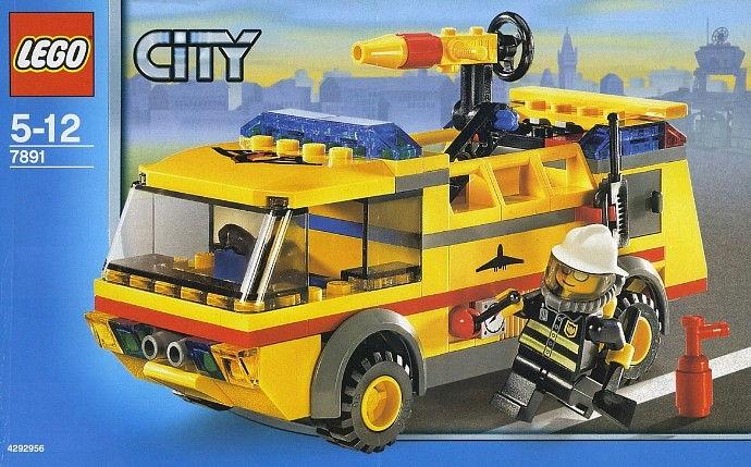 LEGO Produktset 7891-1 -  City 7891 - Flughafen-Feuerwehrwagen