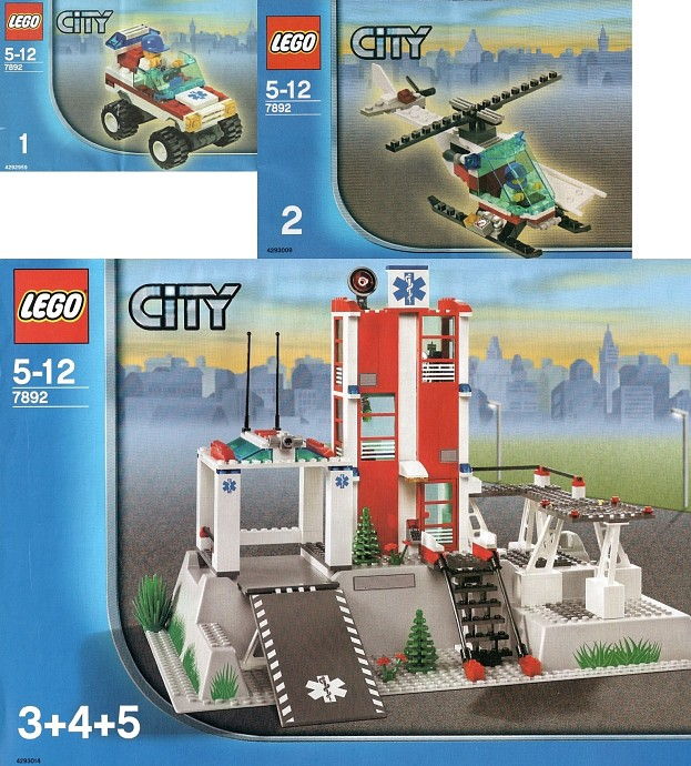 LEGO Produktset 7892-1 -  City 7892 - Krankenhaus