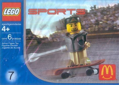 LEGO Produktset 7921-1 - Skateboarder, Grey Vest