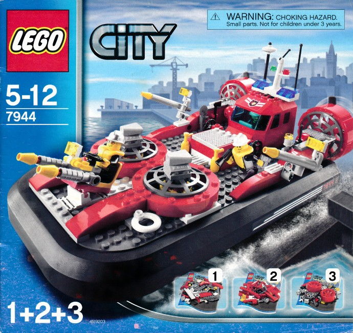 LEGO Produktset 7944-1 -  City 7944 - Feuerwehrluftkissenboot