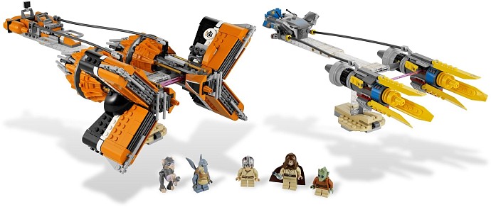 LEGO Produktset 7962-1 -  Star Wars 7962 - Anakins & Sebulbas Podracers