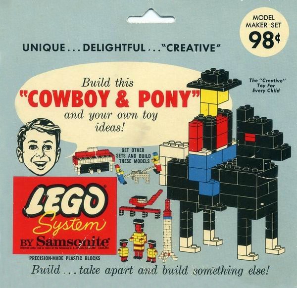 LEGO Produktset 806-2 - Cowboy & Pony