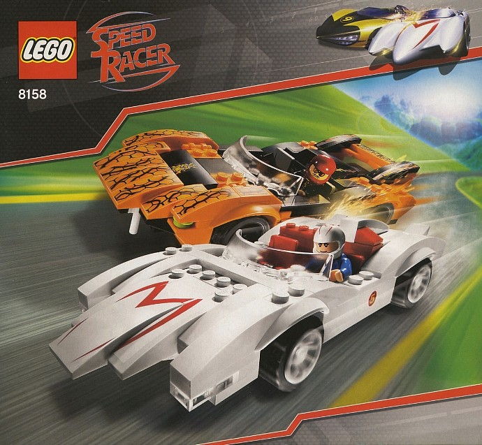 LEGO Produktset 8158-1 -  Speed Racers 8158 - Speed Racer & Snake Oiler